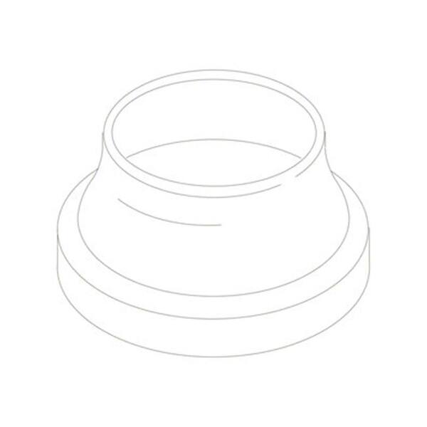 Acquastilla Toilet Bowl Clamp - 67mm Hole Size For 40mm Steerer, White Rubber Seal