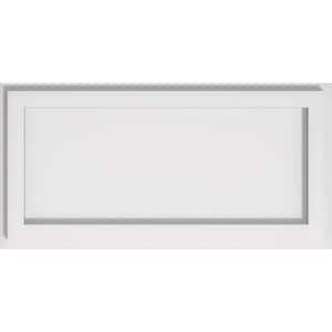 1 in. P X 18 in. W X 9 in. H Rectangle Architectural Grade PVC Contemporary Ceiling Medallion