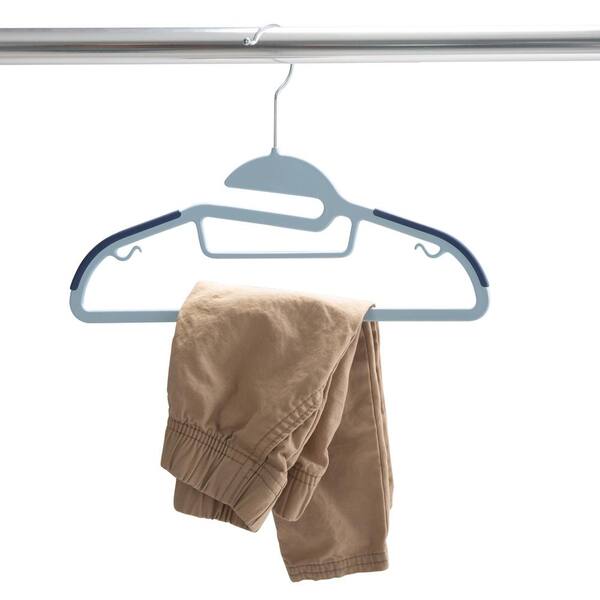 Children's Plastic Hangers: Black Plastic 14 Inch Pre- Teen Dress Hanger