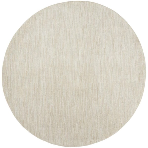 Beige, Ivory 8 ft. x 8 ft. Woven Polypropylene Indoor/Outdoor Area Rug