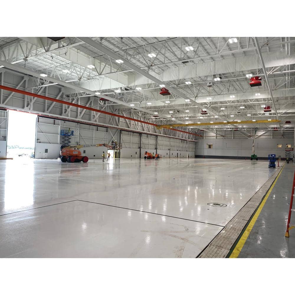 Compact White Aluminum LED High Bay Light Fixture