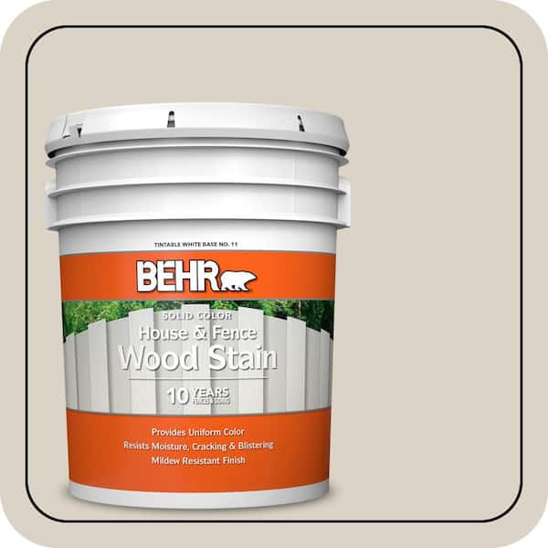 5 gal. #HDC-CT-19 Windrush Solid Color House and Fence Exterior Wood Stain