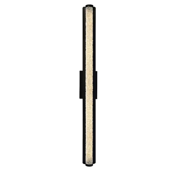 CWI Lighting Fiji Black Outdoor Wall Light Integrated LED