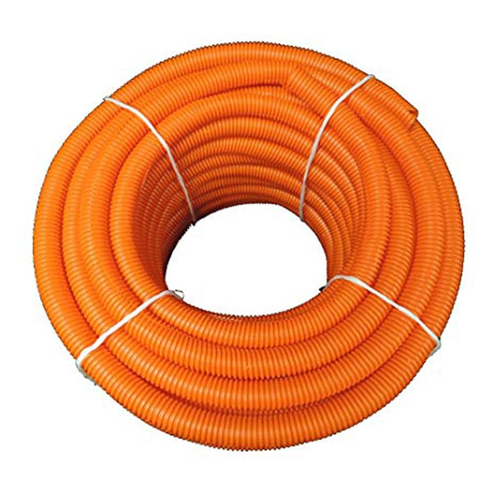 HYDROMAXX 1 in. Dia x 100 ft. Orange Flexible Corrugated