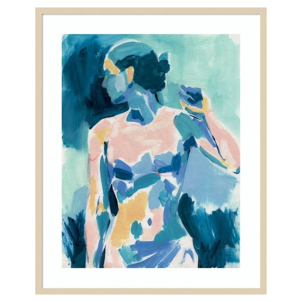 Amanti Art Loose Expressive Figure II by Victoria Barnes 1 Piece Framed Giclee People Art Print 41 in. x 33 in.