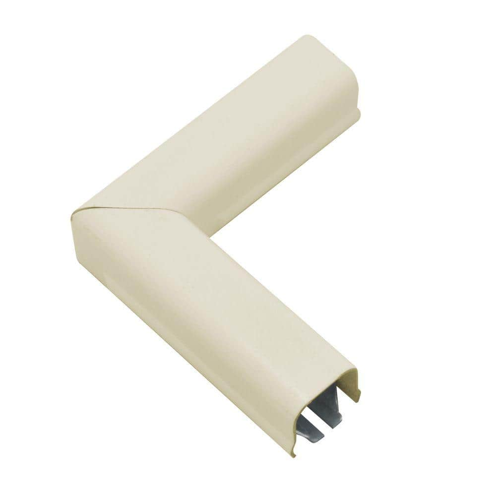 Wiremold V511 :: Raceway 90° Flat Elbow, 500 Series, Steel, Ivory :: Gexpro