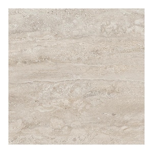 Spanish Marmol 4 in. x 12 in. x 9mm Travertine Porcelain Floor and Wall Tile Natural Sample