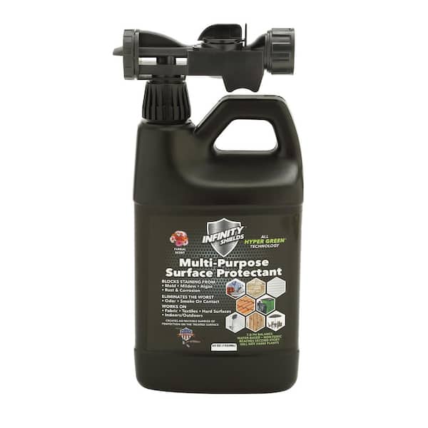 Infinity Shields 65 oz. Mold and Mildew Long Term Control Blocks and Prevents Staining (Floral) House Wash Hose end Sprayer
