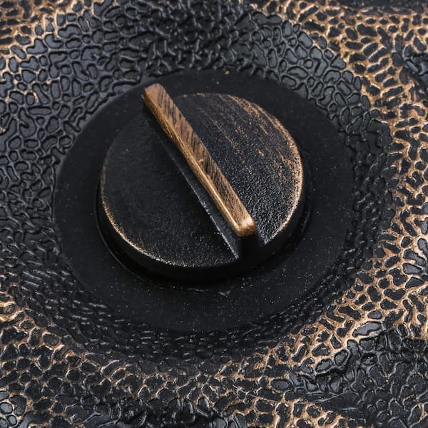 Fiji 9 ft. Market Half Patio Umbrella with Bronze Round Base in Gray and White