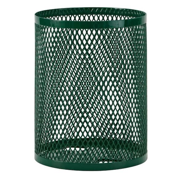 Ultra Play 32 gal. Diamond Green Commercial Park Portable Trash Receptacle