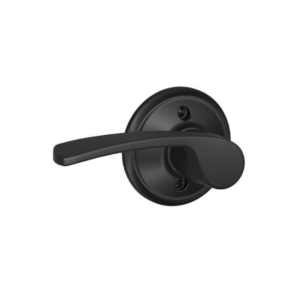 Schlage Merano Matte Black Dummy Door Handle Right Handed F170 MER 622