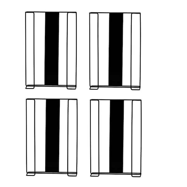 Black Triple Box Wire Wall Mount Glove Dispenser (4-Pack)