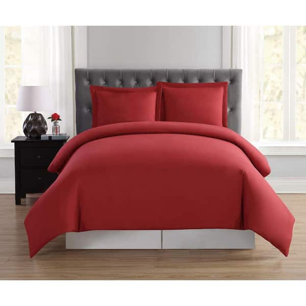 Truly Soft Everyday Red Full/Queen Duvet Set DCS1657RDFQ-18 - The Home ...