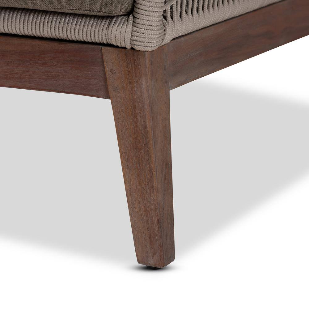 Gray Handcrafted Metal Accent Chair with Spot Pattern