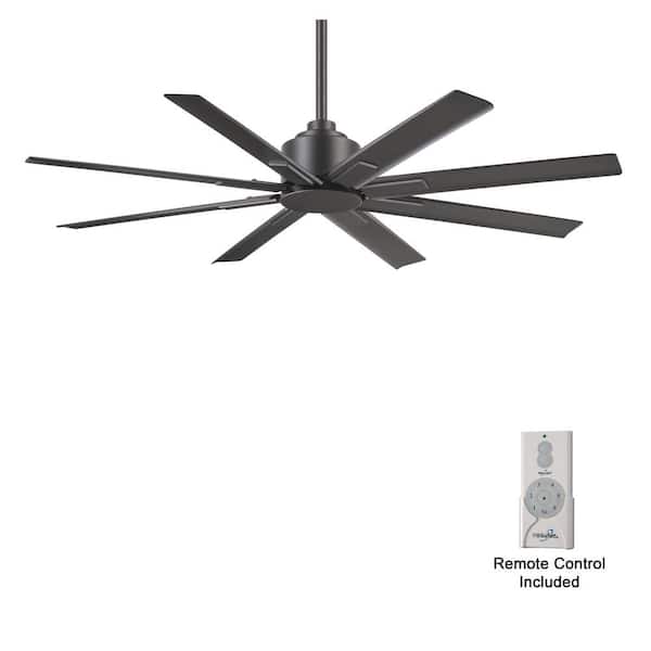 MINKA-AIRE Xtreme H2O 52 in. 6 Fan Speeds Ceiling Fan in Smoked Iron with Remote Control