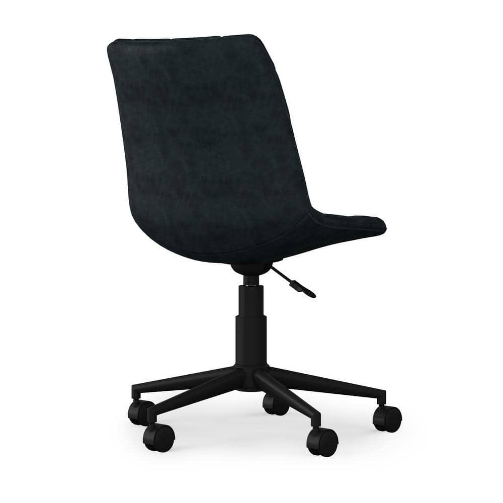 Chambers Distressed Blue Faux Leather Swivel Executive Chair