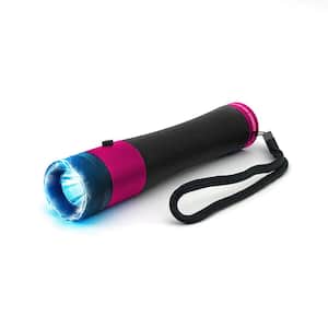 200 Lumens Ivy Pink Women's Choice Stun Gun Flashlight with Concealed Prongs and High Voltage Stun
