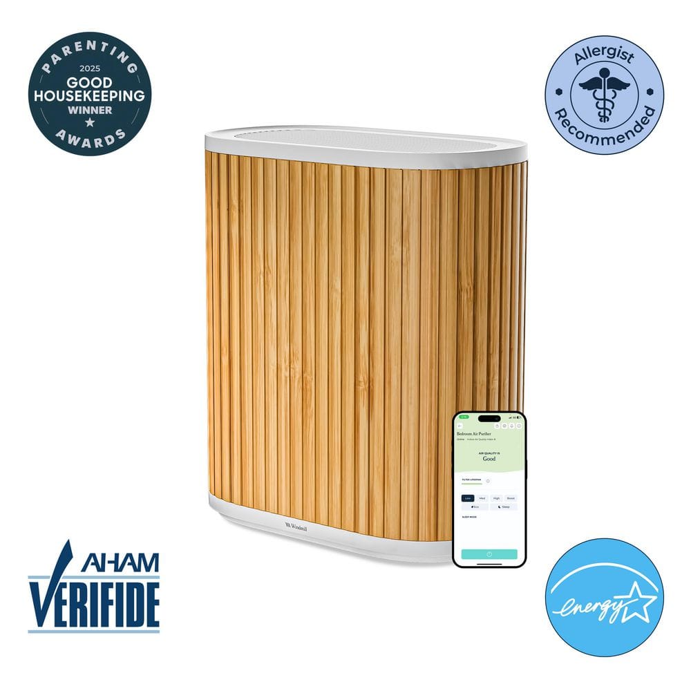 Heavy Duty 3-in-1, Medical Grade, True HEPA Air Purifier, AHAM Verifide 450 Sq Ft, Ultra-Quiet, Smart-Bamboo price history on PriceWatchPro