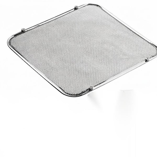 Stainless Steel Fine Mesh Silver Splatter Guard for Air Fryer Blocks 95 Percent Grease Shields Heating Coils