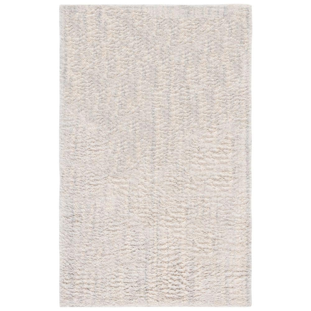 Casablanca 6 ft. x 9 ft. Silver/Ivory Flokati Area Rug price history on PriceWatchPro