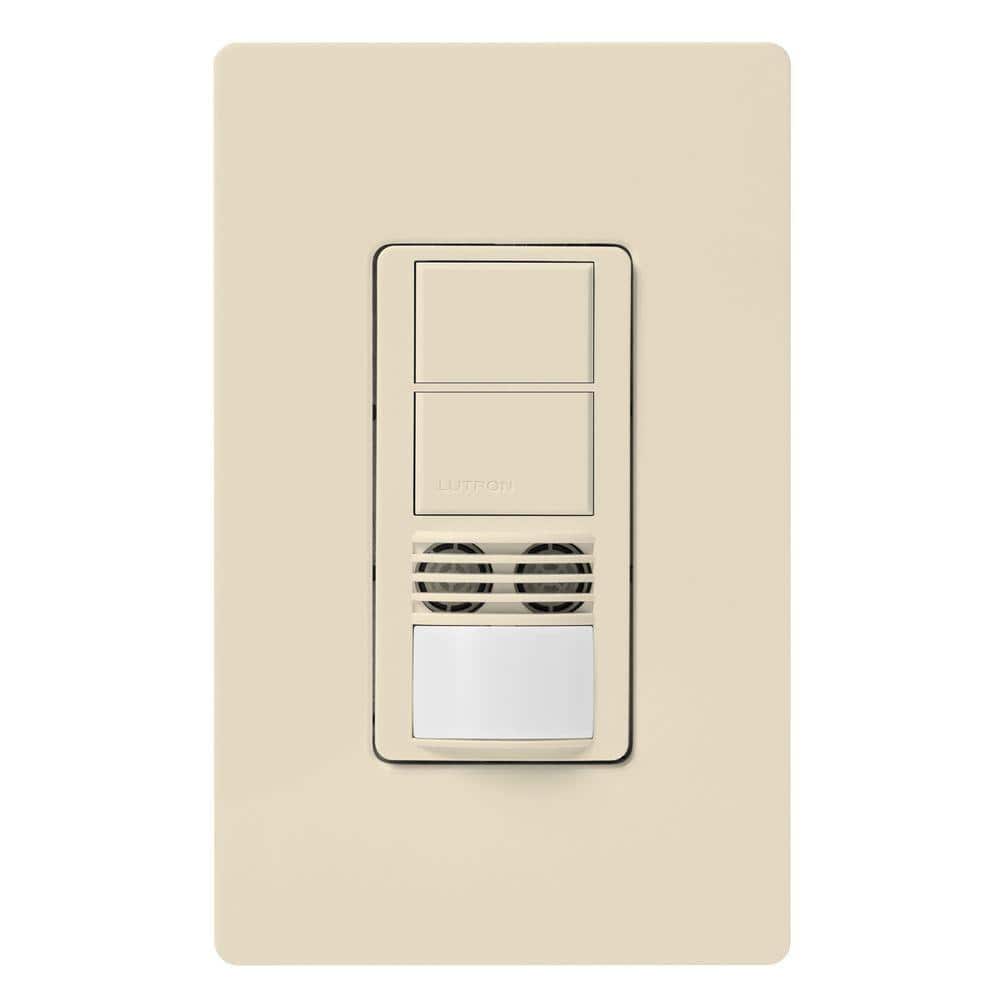 Lutron Maestro DualCircuit DualTech Motion Sensor Switch, 6Amp/SinglePole or 3Way, Light