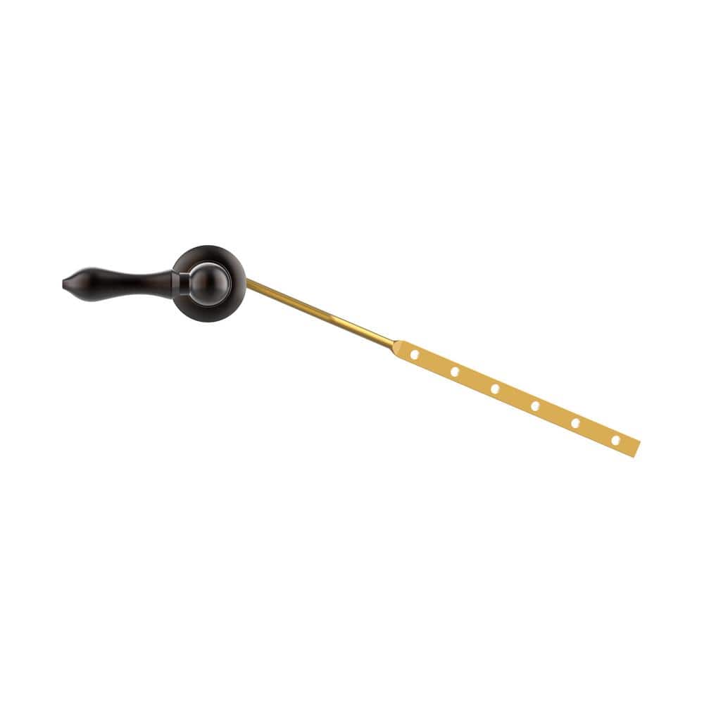 Universal Mount Brass Toilet Tank Lever in Oil Rubbed Bronze