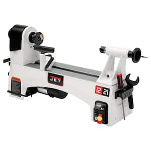 1 HP 12 in. x 21 in. Wood Lathe, Variable Speed, 115-Volt, JWL-1221VS
