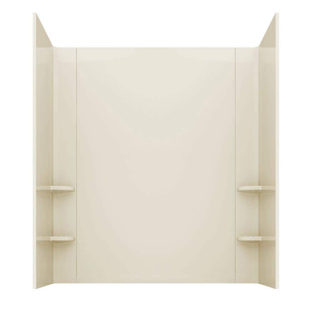 Universal Tubs Rampart 60 in. x 60 in. 4Piece Easy Up Adhesive Alcove