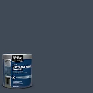 1 qt. #PPU14-20 Starless Night Satin Enamel Urethane Alkyd Interior/Exterior Paint