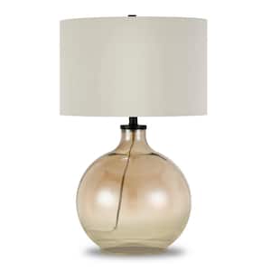 Laelia 24-3/4 in. Gold Luster Glass Table Lamp