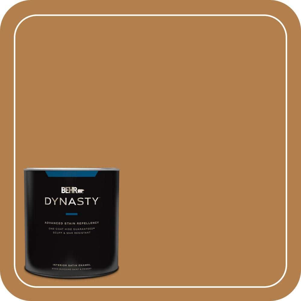 1 qt. #PMD-106 Caramel Sauce Satin Enamel Interior Stain-Blocking Paint & Primer price history on PriceWatchPro