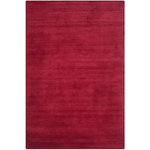 Himalaya Red 2 ft. x 3 ft. Solid Area Rug
