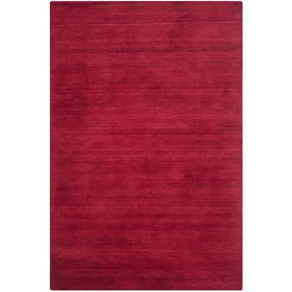 SAFAVIEH Himalaya Red 2 ft. x 3 ft. Solid Area Rug