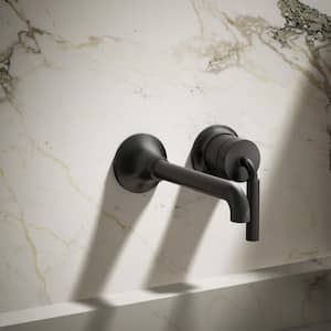 Tone Single-Handle Wall-Mounted Faucet in Matte Black