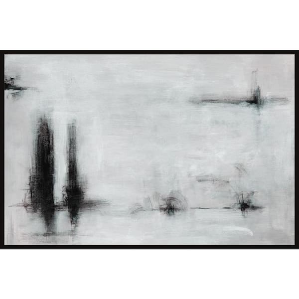 Unbranded "Full Potential" by Parvez Taj Floater Framed Canvas Abstract Art Print 12 in. x 18 in.