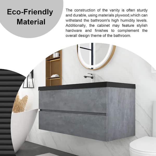 Boosicavelly 48 in. W x 20 in. D x 22 in. H Single Sink Floating