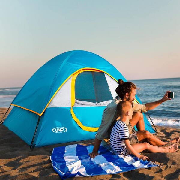 Tenleaf 7 ft. x 5 ft. Ocean Blue 2-Person Outdoor Portable