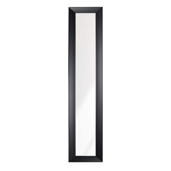 BrandtWorks 16 in. W x 71 in. H Modern Gallery Black Wall Mirror