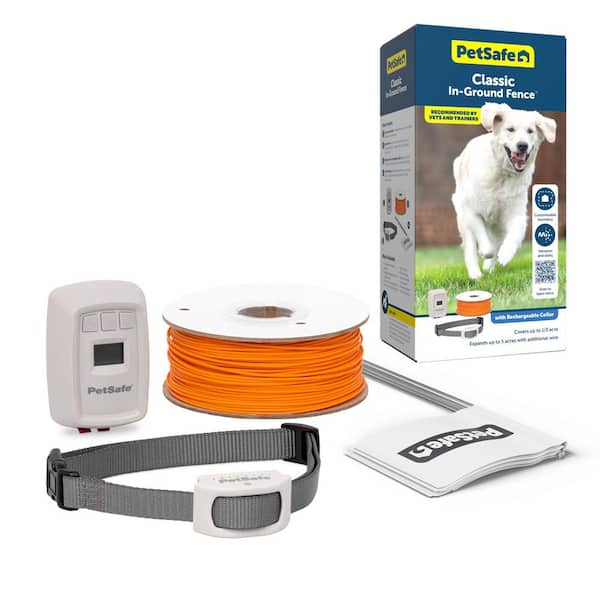 PetSafe Classic In-Ground Fence - Covers 1/3-Acre Yard w/ Included Wire - Expands up to 5 Acres - For Dogs 8 lb. and Up