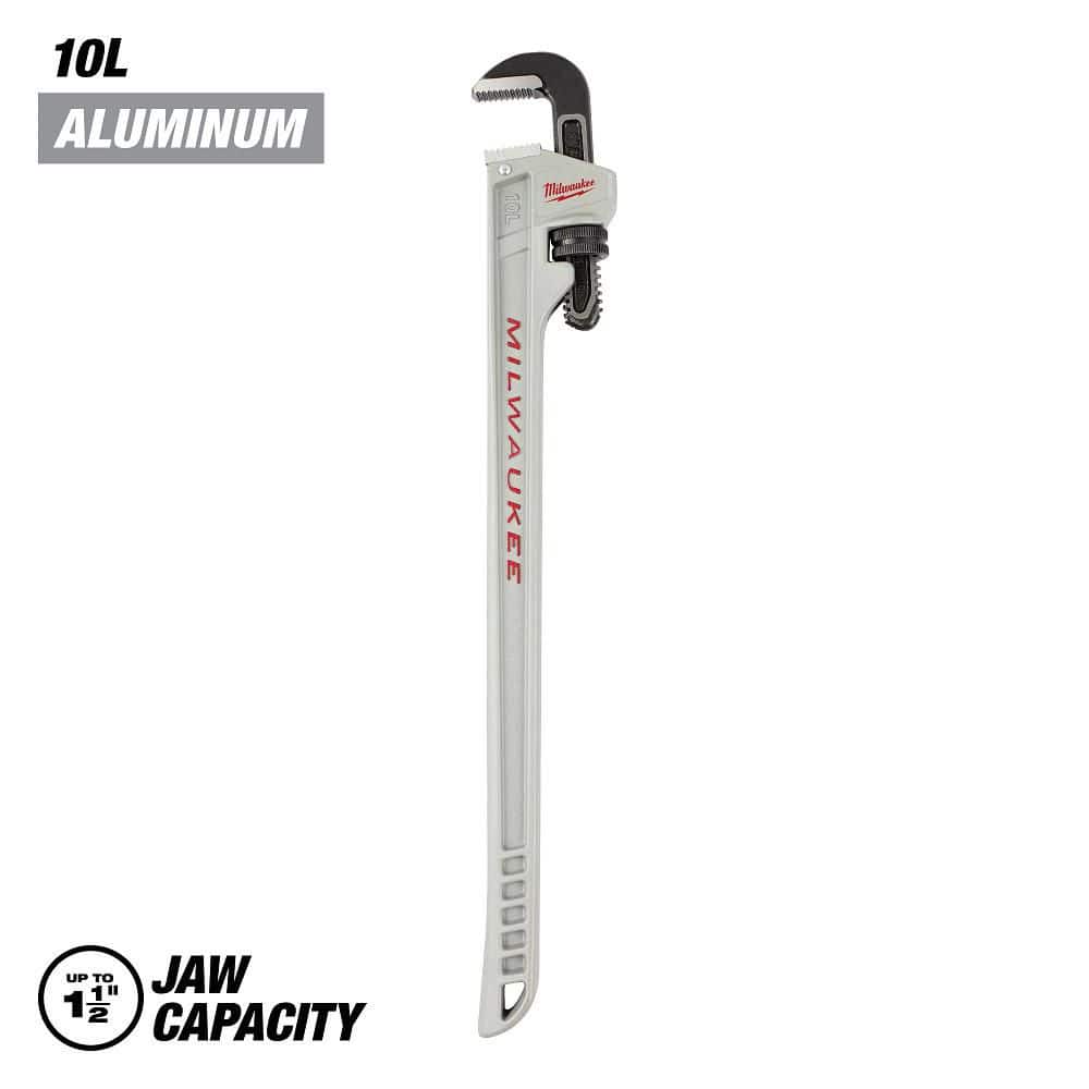 10 in. Aluminum Pipe Wrench with Power Length Handle price history on PriceWatchPro