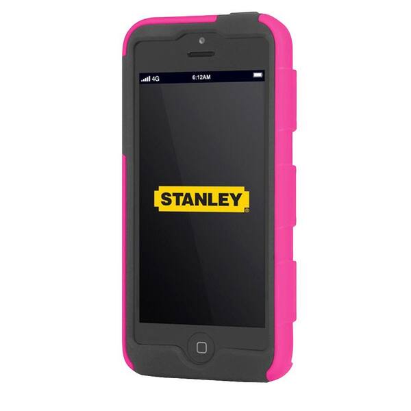 Stanley Foreman iPhone 5 Rugged 2-Piece Smart Phone Case Pink and Black