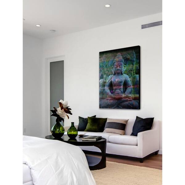 Unbranded 18 in. H x 12 in. W "Haldia" by Parvez Taj Printed Brushed Aluminum Wall Art