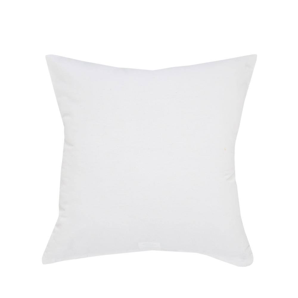 White Silver Cotton Snakeskin Throw Pillow Set, 20" x 20"