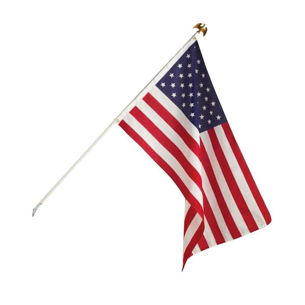 Seasonal Designs 3 ft. x 5 ft. U.S. Flag Kit