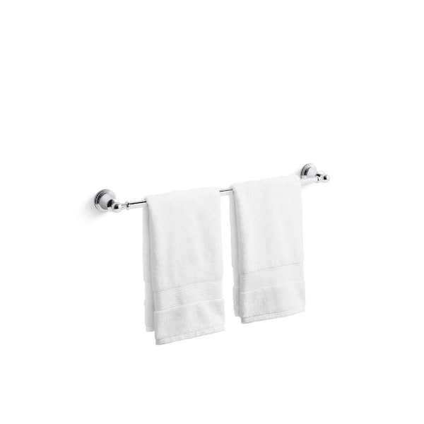 Capilano 24 in. Wall Mount Towel Bar in Polished Chrome