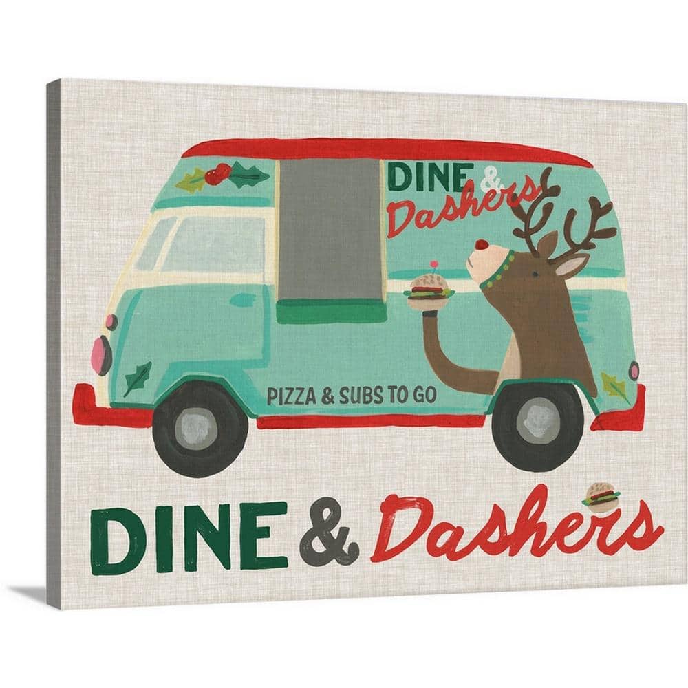 24 in. x 18 in. Food Truck Holidays I by June Erica Vess Canvas Wall Art price history on PriceWatchPro