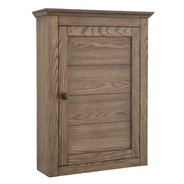Home Decorators Collection Stanhope 22 In W X 30 H Wall Cabinet Reclaimed Oak Snow2230 - Home Decorators Bathroom Wall Cabinet