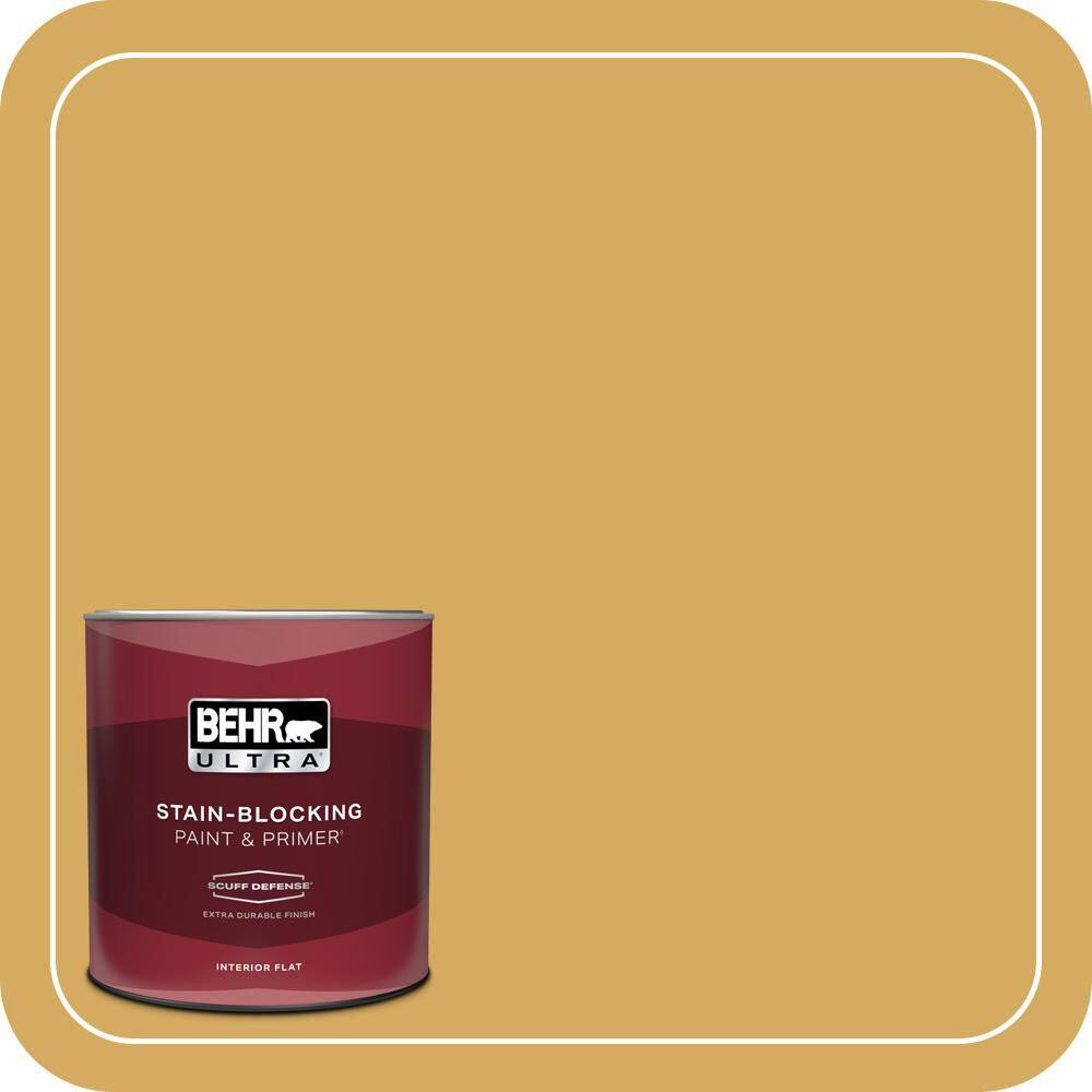 1 qt. #350D-5 French Pale Gold Extra Durable Flat Interior Paint & Primer price history on PriceWatchPro