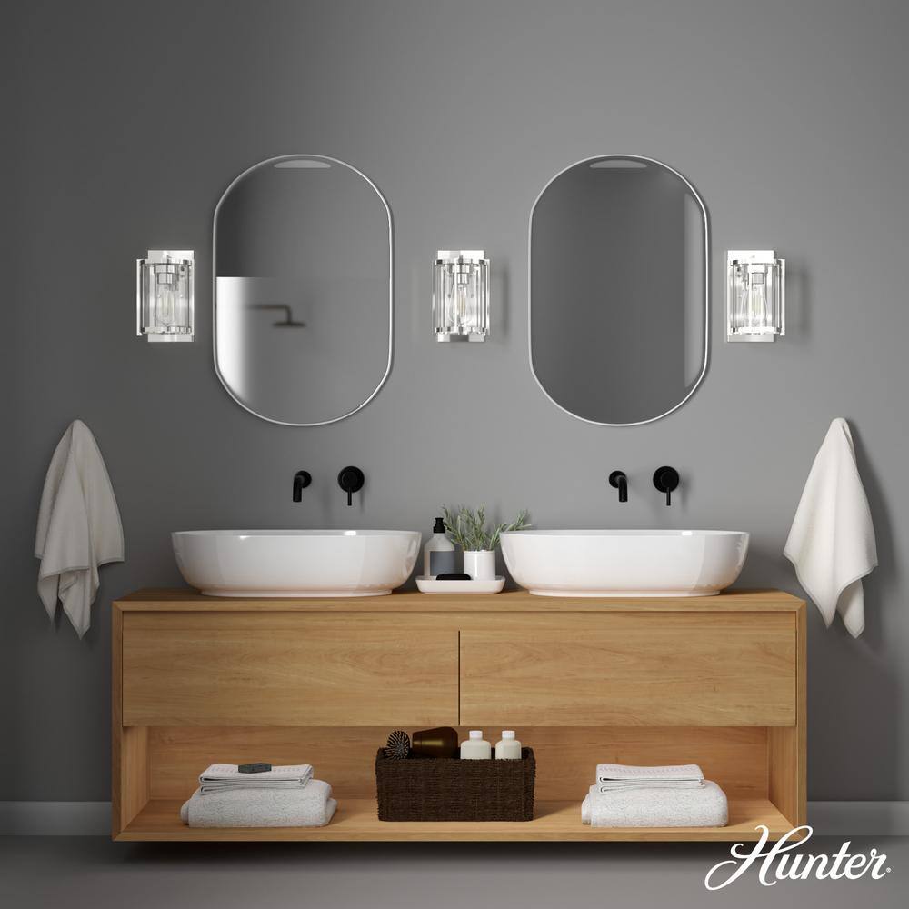 Polished Nickel Dimmable Art Deco Wall Sconce