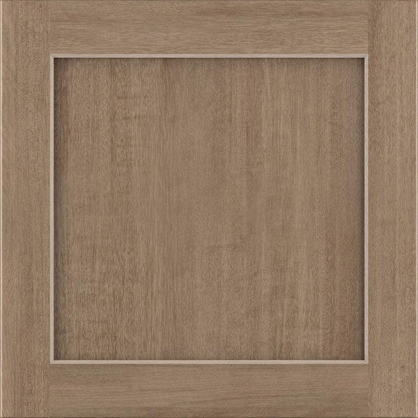 American Woodmark Leesburg 11 9/16 in. W x 3/4 in. D x 11 1/2 in. H in Maple Almond Cabinet Door Sample